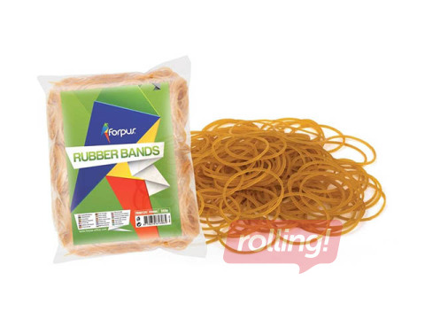 Rubber bands Forpus, natural, 60mm, 500g
