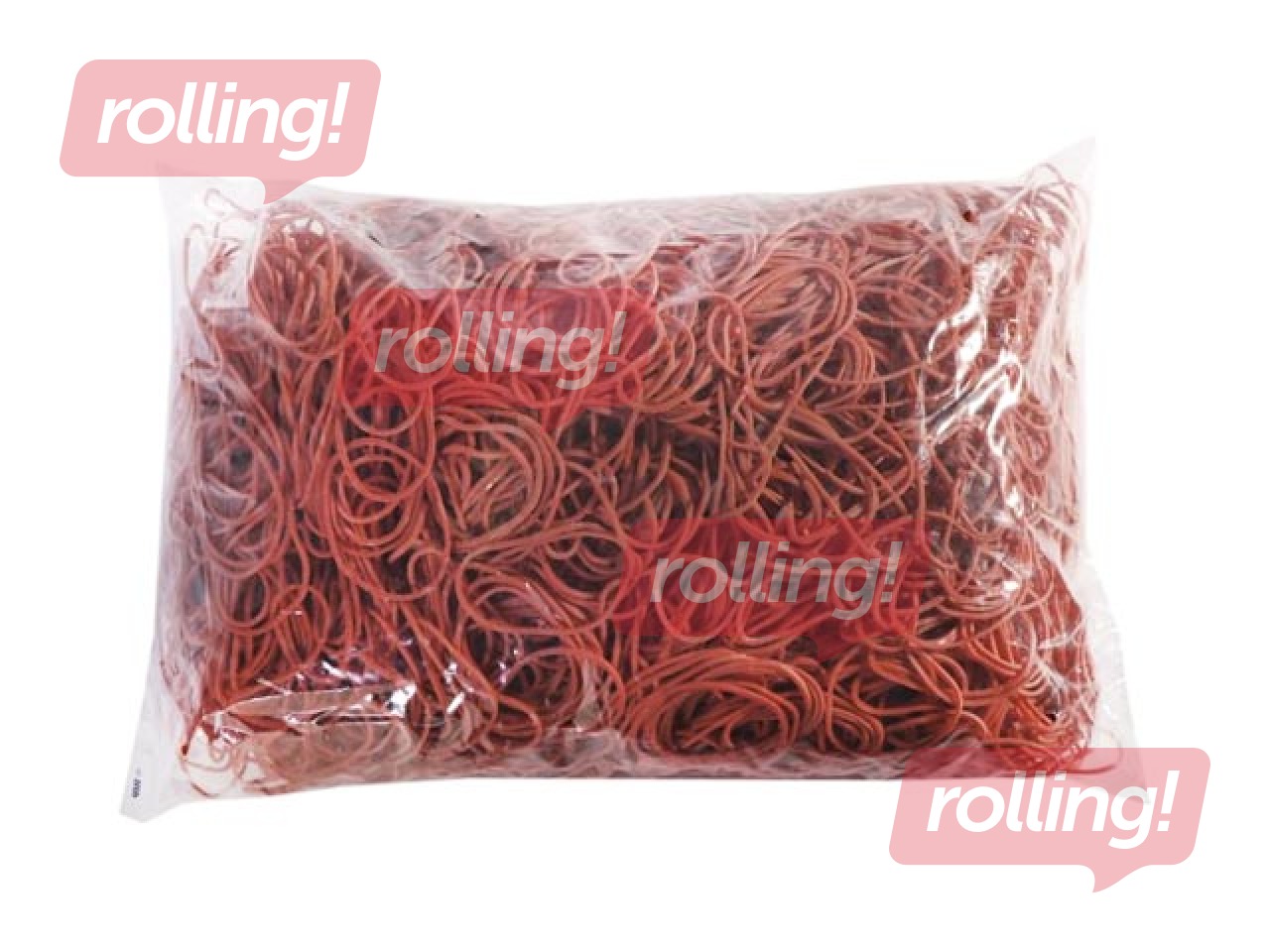 Naudas gumijas, sarkanas, 30mm, 1kg