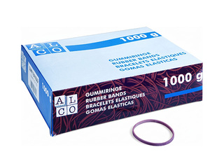 Rubber bands Alco, 65mm, 1kg, red