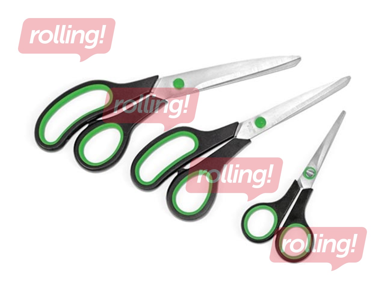 Scissors with Soft Grip Forpus, 21 cm