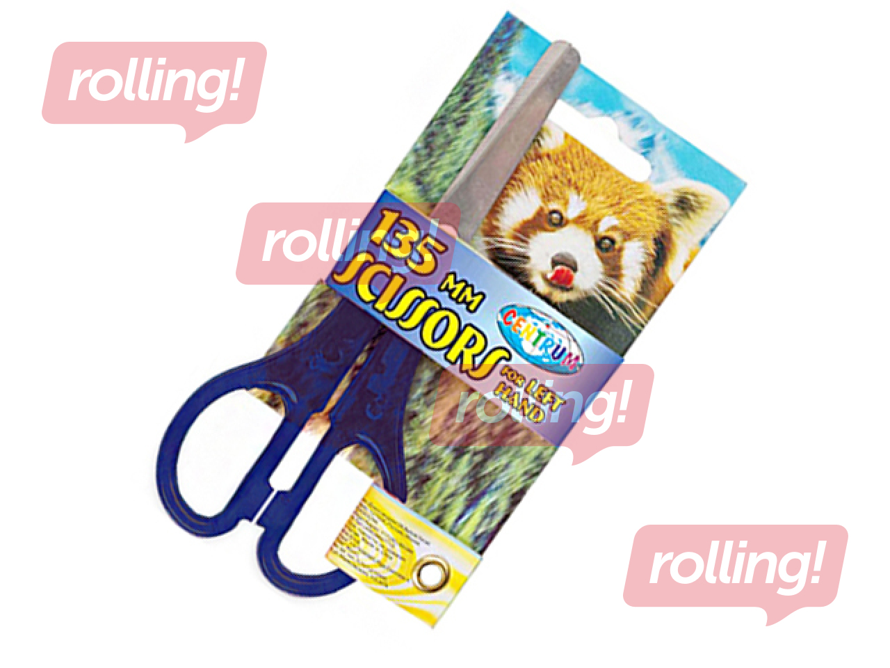 Šķēres bērniem Centrum, kreiļiem, 13.5cm