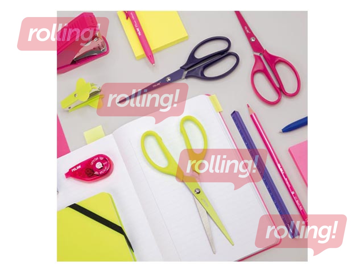 Šķēres Milan Acid, zilas, 17cm