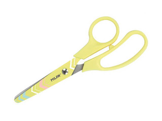Scissors Milan Basic Pastel, yellow, 13.4cm