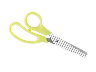 Scissors Milan Sunset, yellow handle, 13.4cm