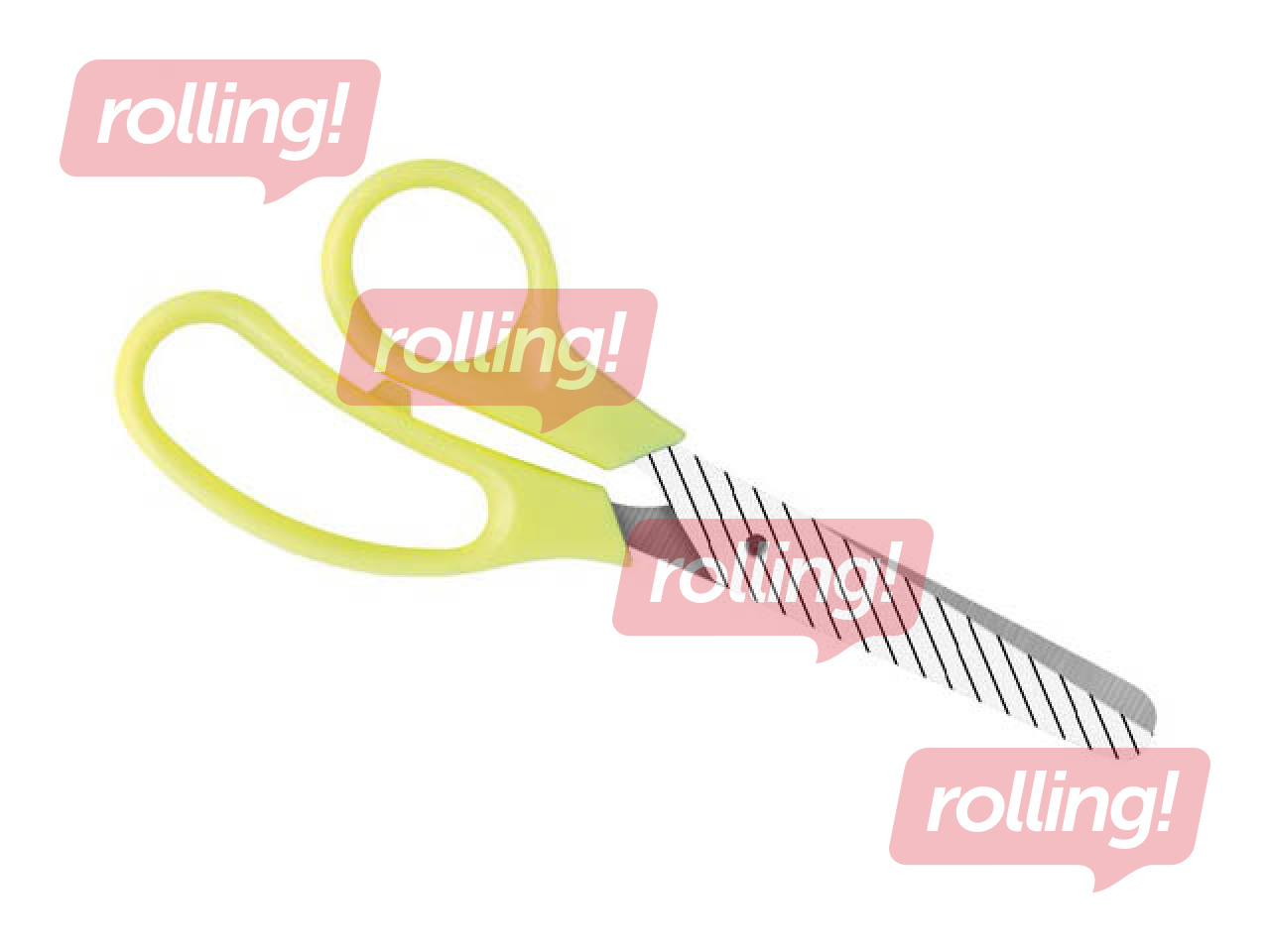 Šķēres bērniem Milan Sunset, dzelteni rokturi, 13.4cm