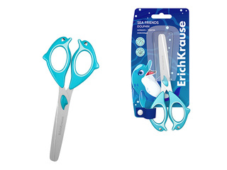 Šķēres bērniem ErichKrause, Dolphin, 13.5cm