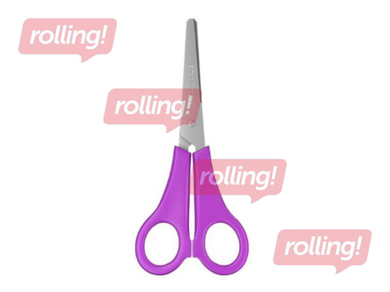 Laste käärid ErichKrause, JOY, vasakukäelistele, neoonlillad, 13.5cm