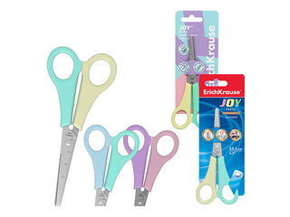 Children's scissors ErichKrause, JOY Pastel, 13.5cm
