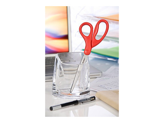 Šķēres Scotch Universal, 18 cm, sarkanas