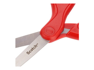Šķēres Scotch Universal, 18 cm, sarkanas