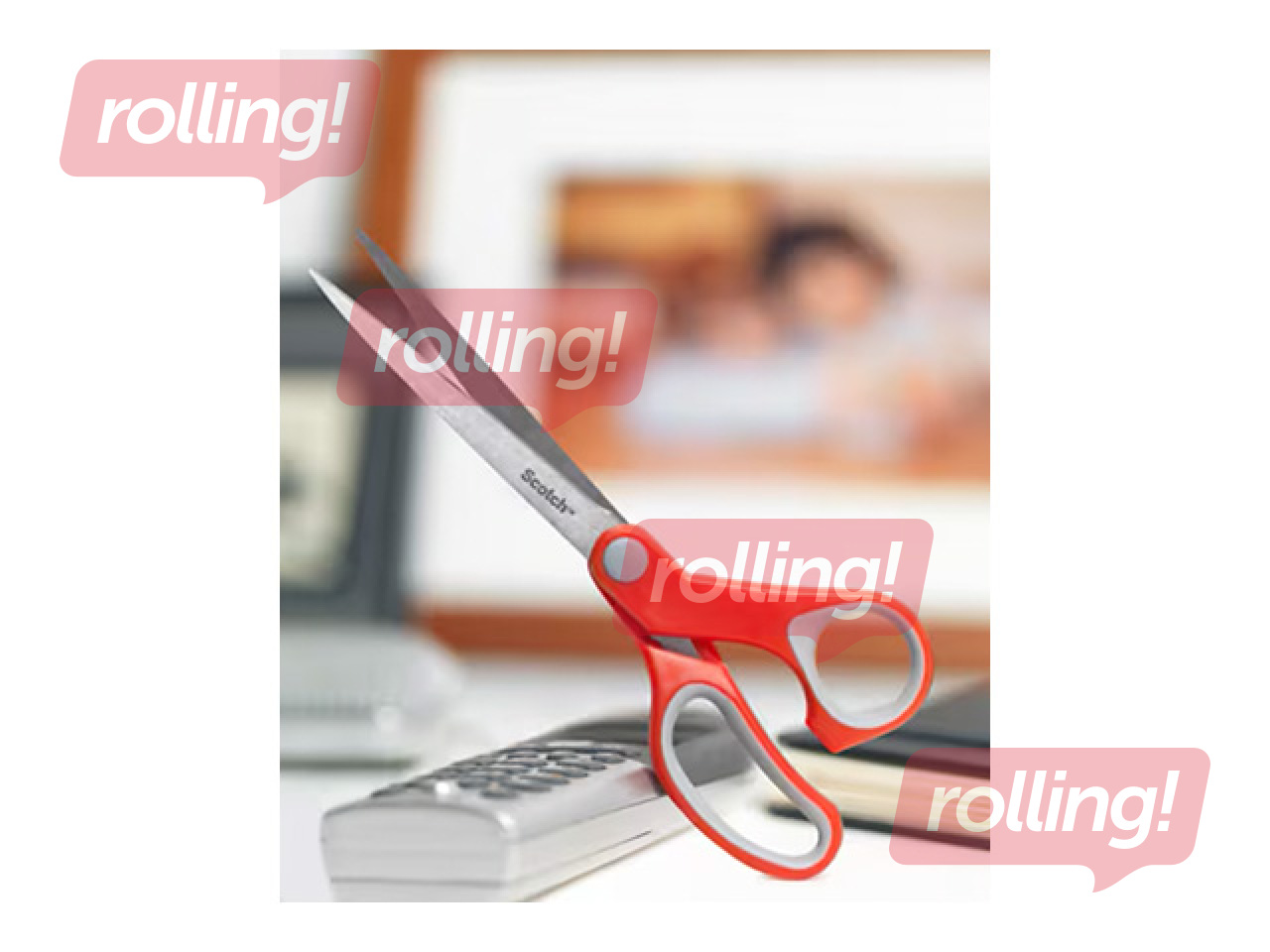 Ножницы Scotch Comfort, 20см, красные