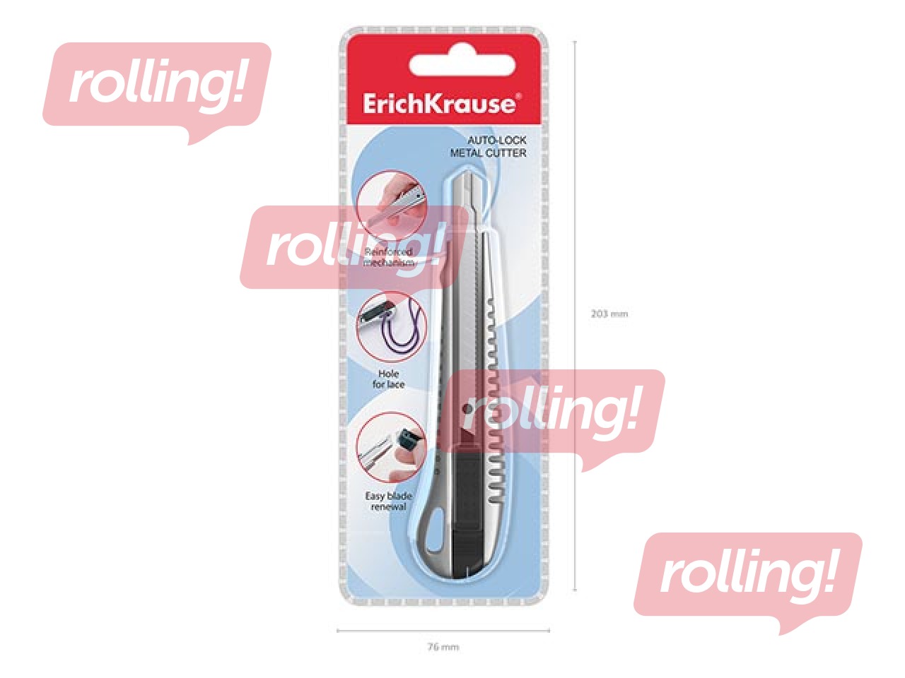 Metal cutter ErichKrause, 9mm