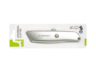 Knife stationery Q-Connect, metal, 18mm