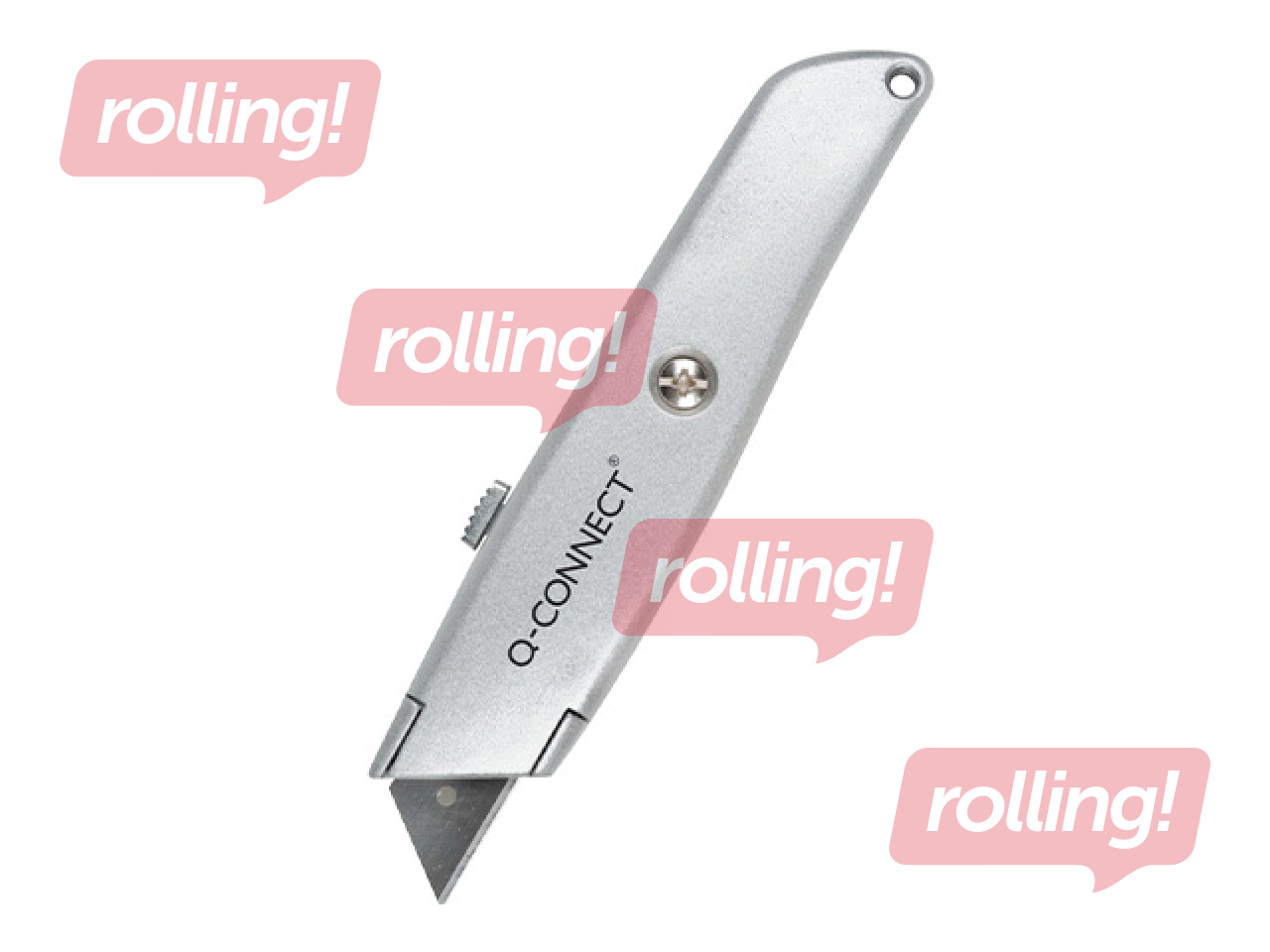 Knife stationery Q-Connect, metal, 18mm