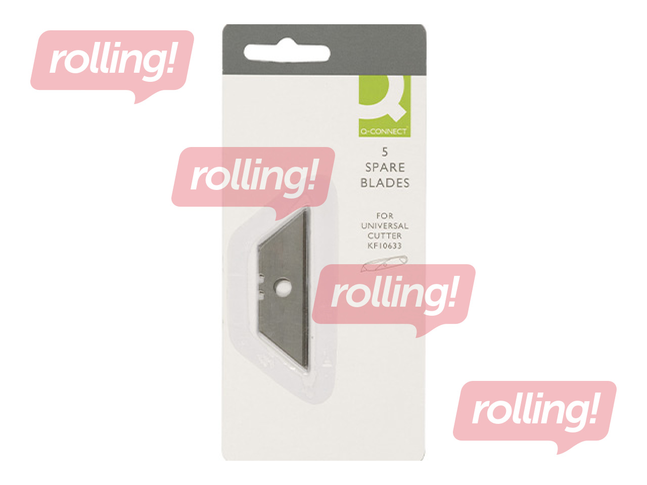 Knife blades Q-Connect, 18mm, 5pcs