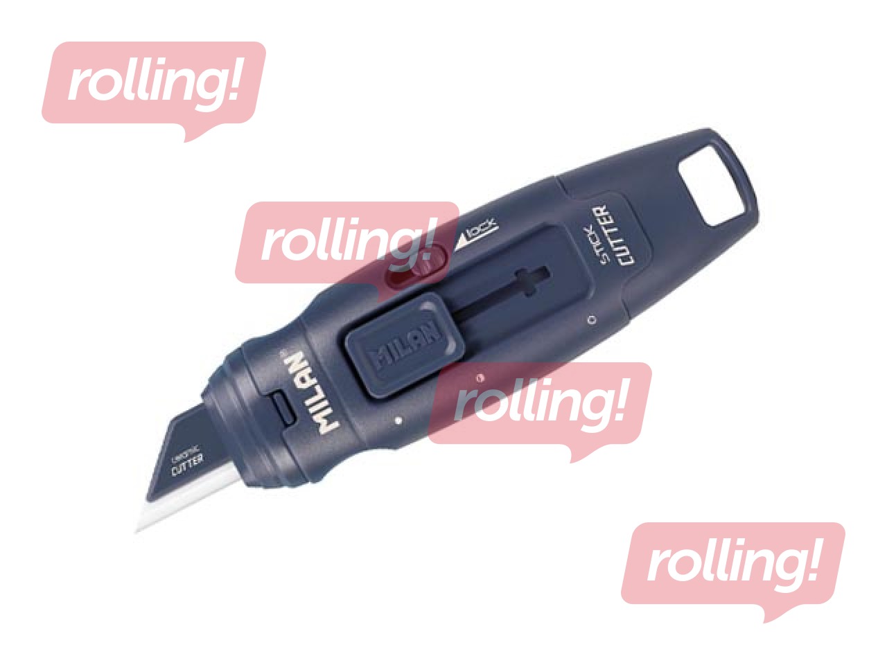 Nazis kancelejas Milan, Stick, ar keramikas asmeni, tumši zils