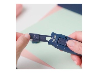 Nazis kancelejas Milan, Stick, ar keramikas asmeni, tumši zils