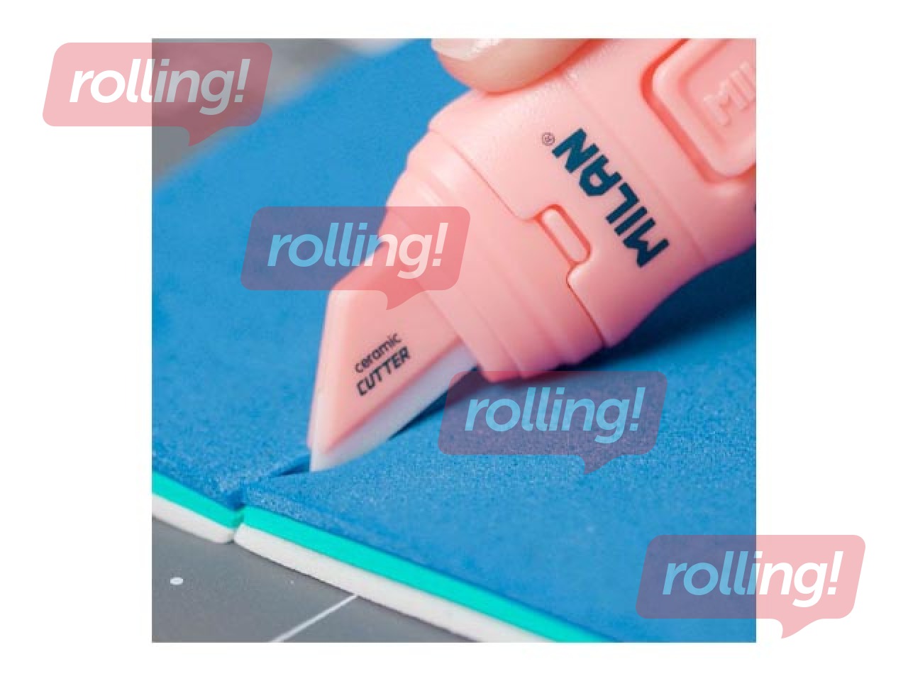 Nazis kancelejas Milan, Stick, ar keramikas asmeni, rozā