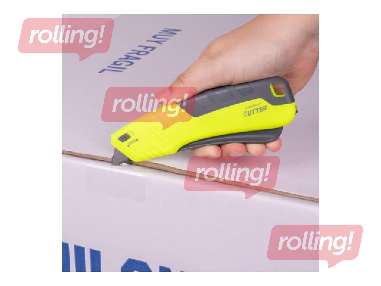 Канцелярский нож Milan, Compact Acid, с керамическим лезвием, жёлтый