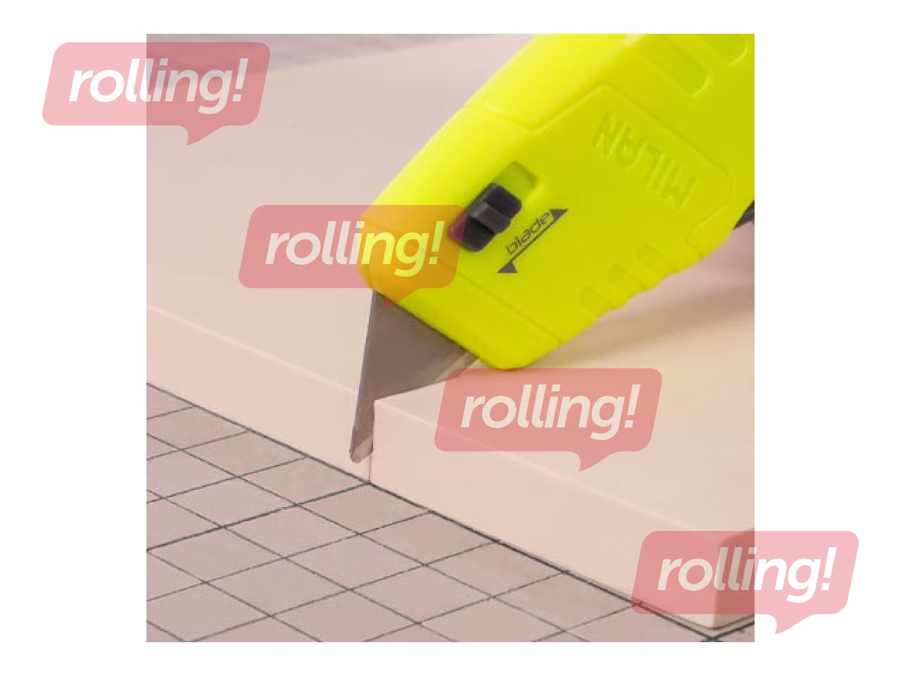 Канцелярский нож Milan, Compact Acid, с керамическим лезвием, жёлтый