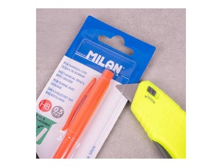 Канцелярский нож Milan, Compact Acid, с керамическим лезвием, жёлтый