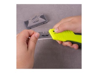 Канцелярский нож Milan, Compact Acid, с керамическим лезвием, жёлтый