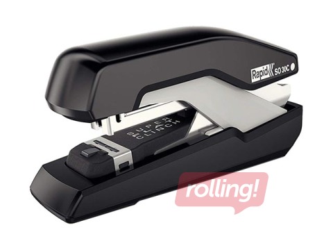 Skavotājs Rapid SO30c, plakanais skavojums, 30 lapām, melns/pelēks