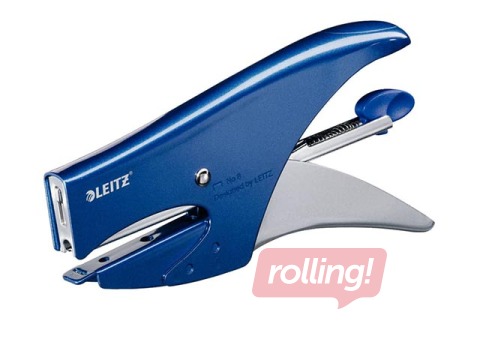 Skavotājs Leitz Pliers, 15 lapām, metāliski zils 