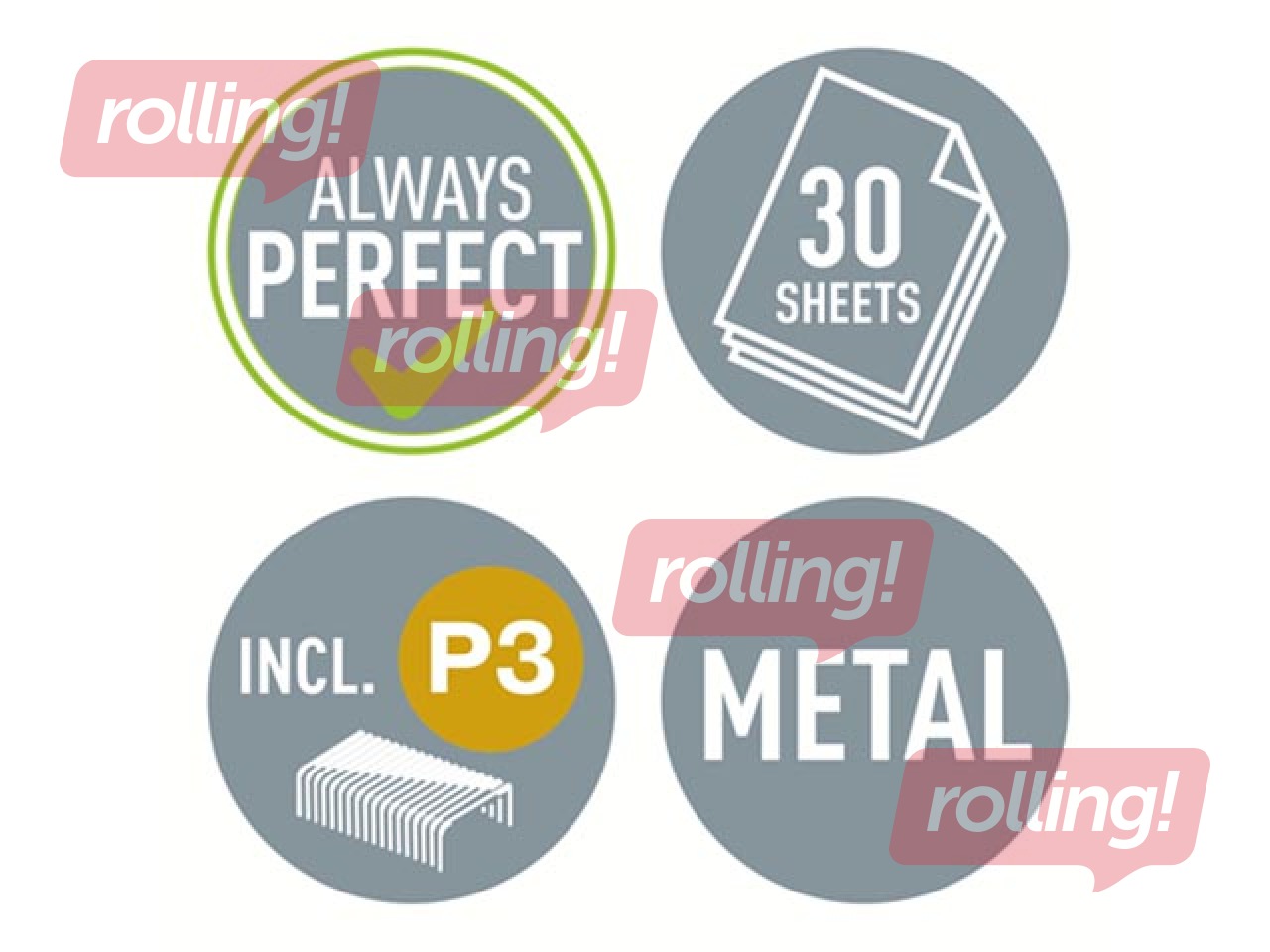 Skavotājs Leitz 5562 Style, 30 lapām, balts 