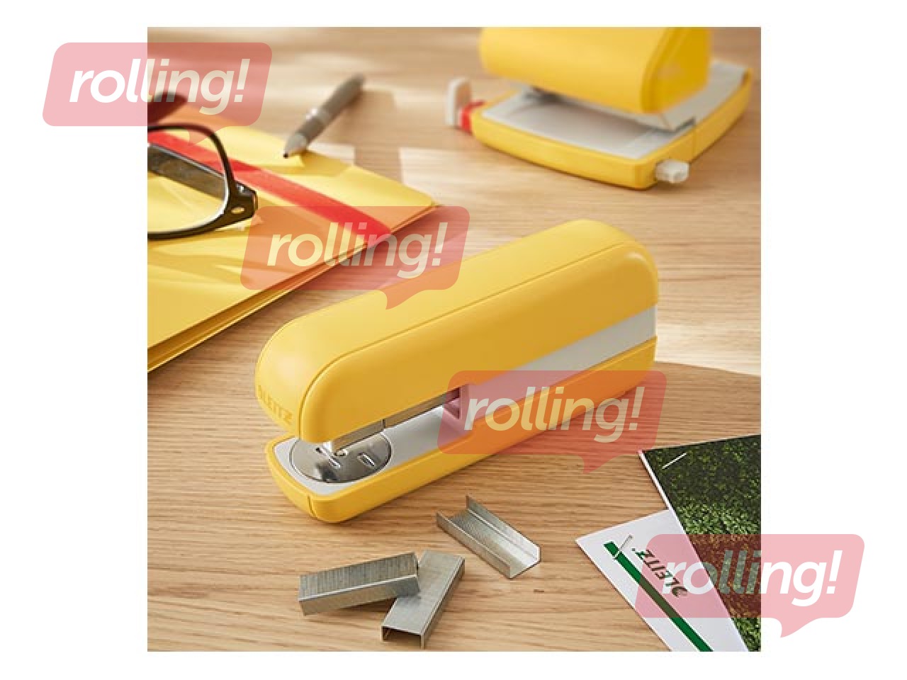 Skavotājs Leitz Cosy, 30 lapām, dzeltens