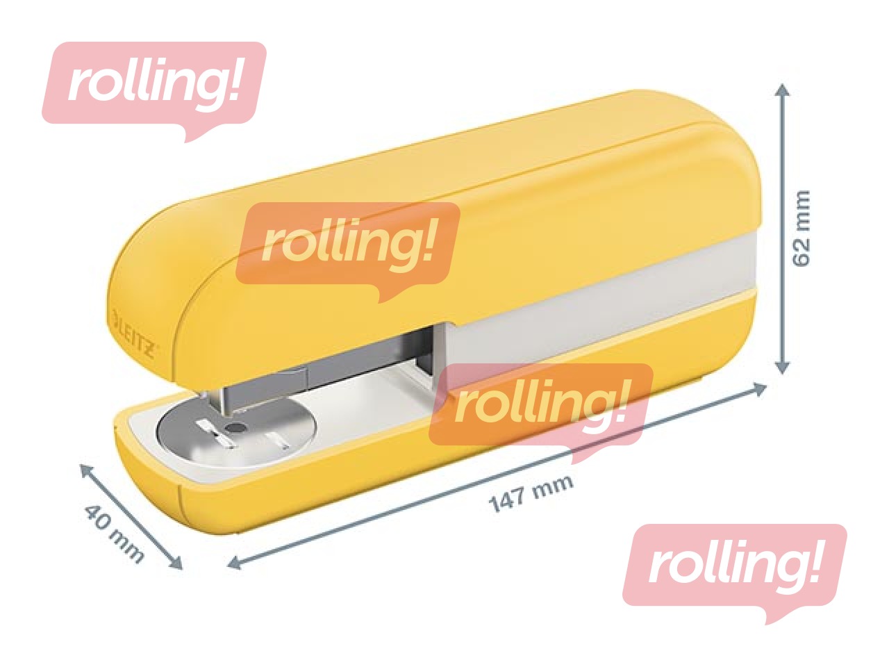 Skavotājs Leitz Cosy, 30 lapām, dzeltens