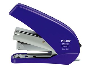 Stapler Milan Acid, 20 sheets, blue + 1000 pcs. Staples