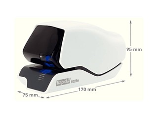 Электрический степлер Rapid 5025e, FlatClinch, до 25 листов, белый