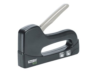 Staple gun Rapid Eco, 4-8mm, plastic, black