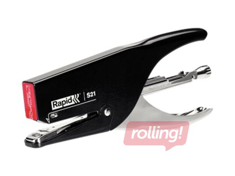 Степлер Rapid Pliers S21, плоское скобление, черный