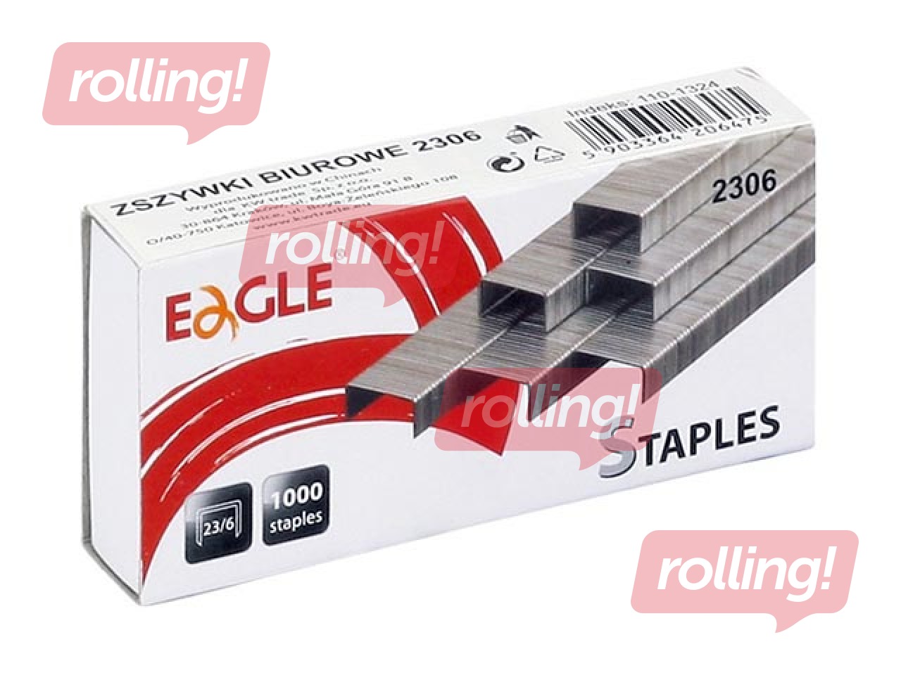 Staples Eagle Nr.23/6, 1000 pcs.