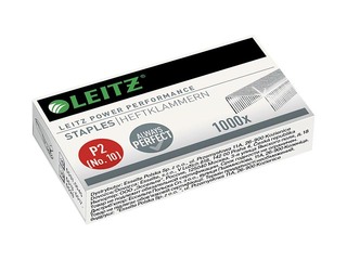 Staples Leitz  N10, silver color, 1000 pcs.