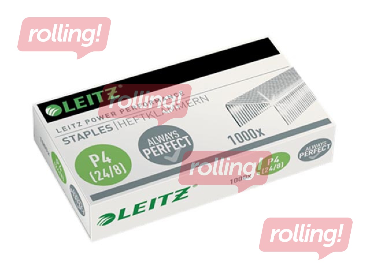 Скобы Leitz N 24/8, 1000 шт.