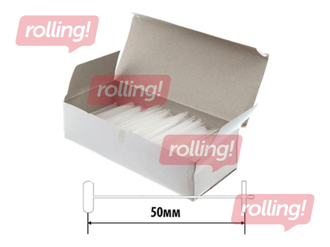 Tekstilskavas Motex Regular, 50mm, 5000 gab.