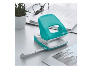 Caurumsitējs Leitz 5008 Metal, 30l., ledus zils