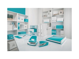 Caurumsitējs Leitz 5008 Metal, 30l., ledus zils