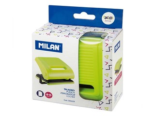 Hole punch Milan, 15 sheets, yellow