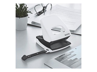 Hole Punch Leitz 5008 Metal, 30l., white