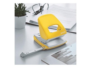 Hole Punch Leitz 5008 Metal, 30l., yellow