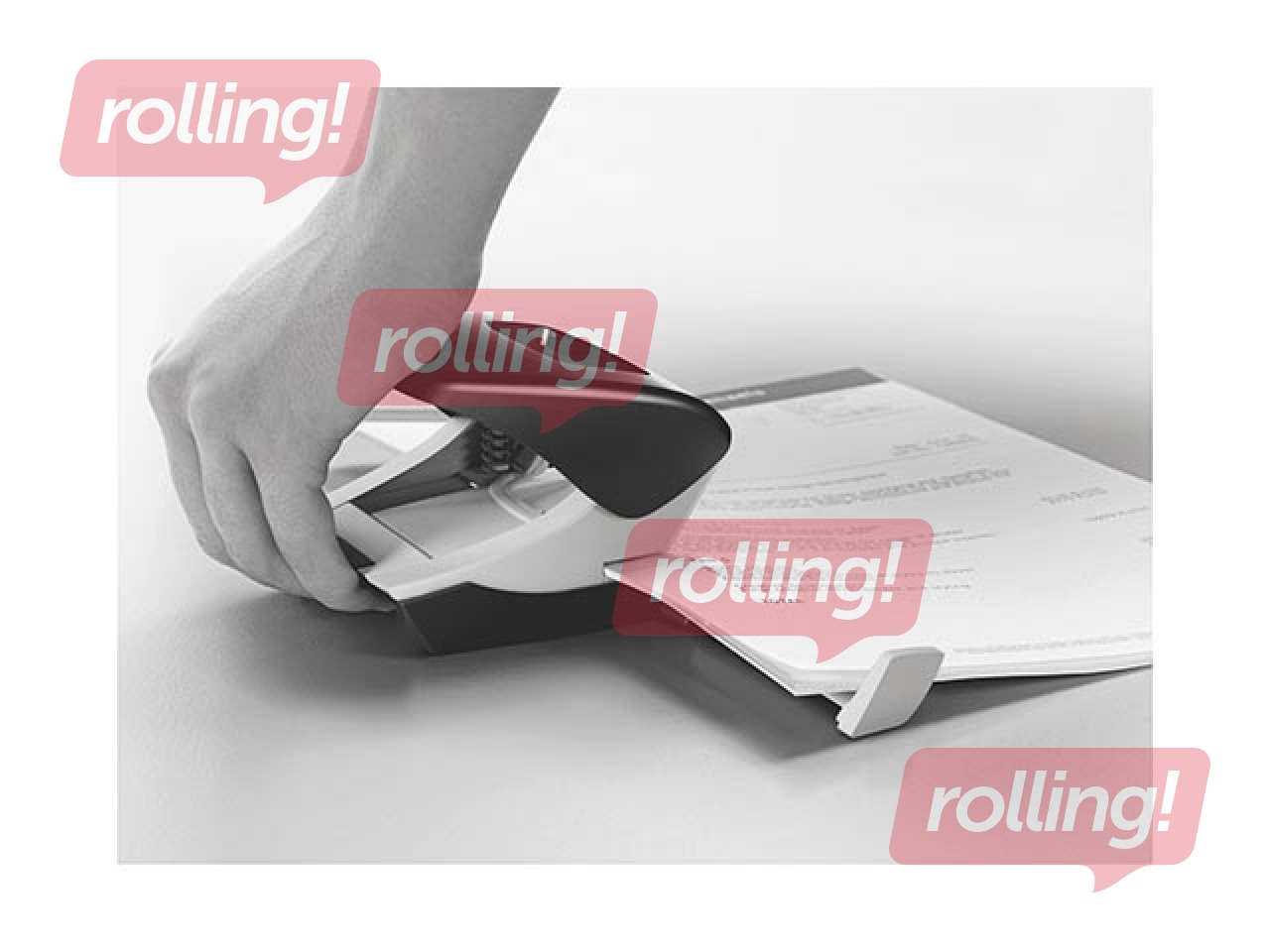 Hole Punch Leitz 5008 Metal, 30l., yellow