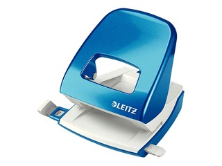 Офисный металлический дырокол Leitz 5008 Metal, 30л, синий