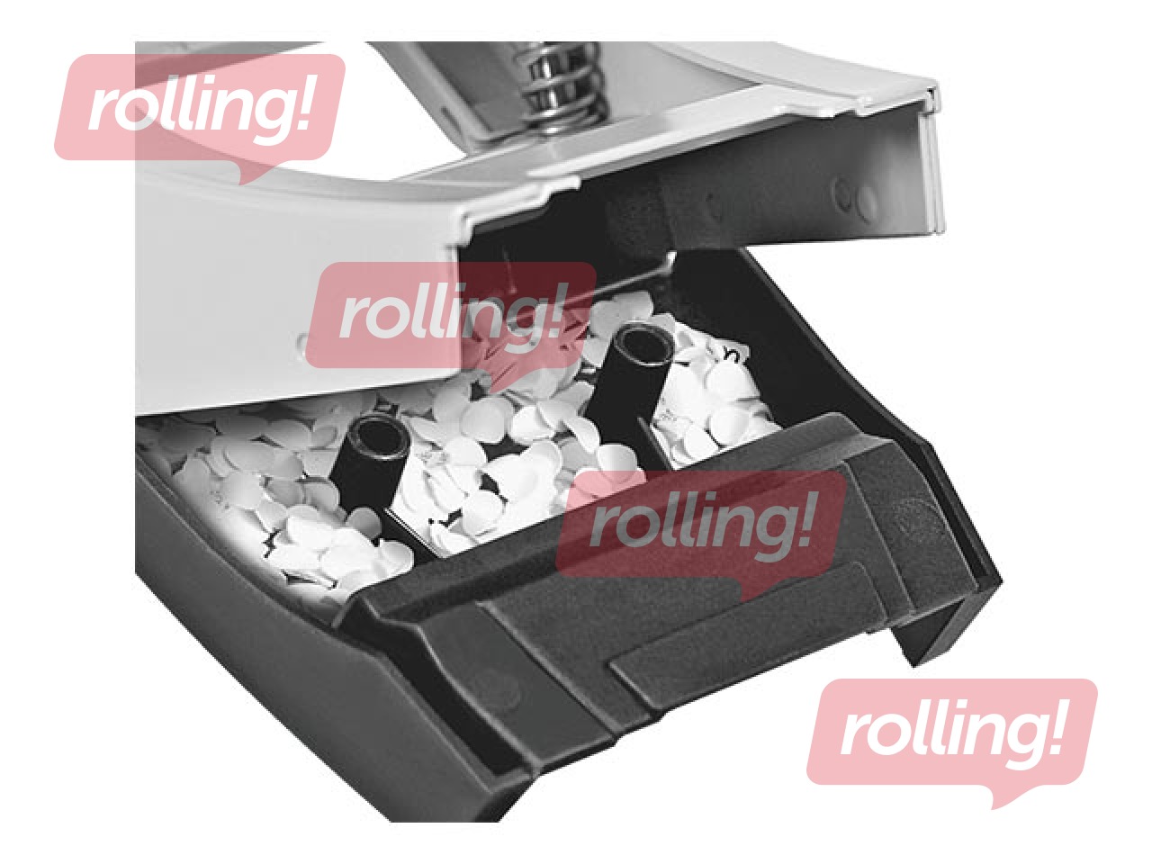 Hole Punch Leitz Style Metal, 30l., blue