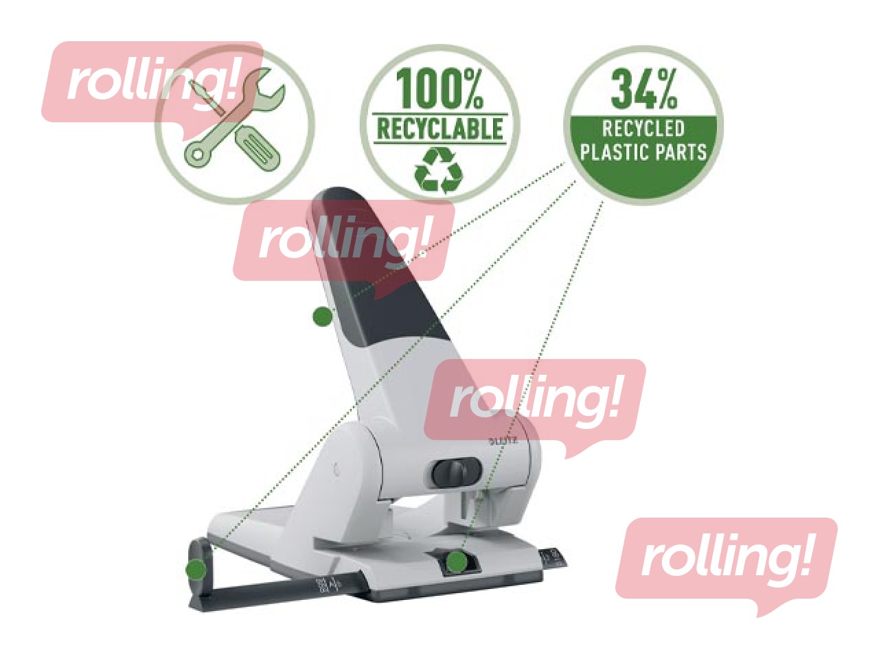 Auklöög Leitz, suurtugev, hall