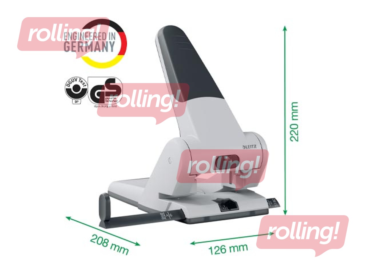 Auklöög Leitz, suurtugev, hall