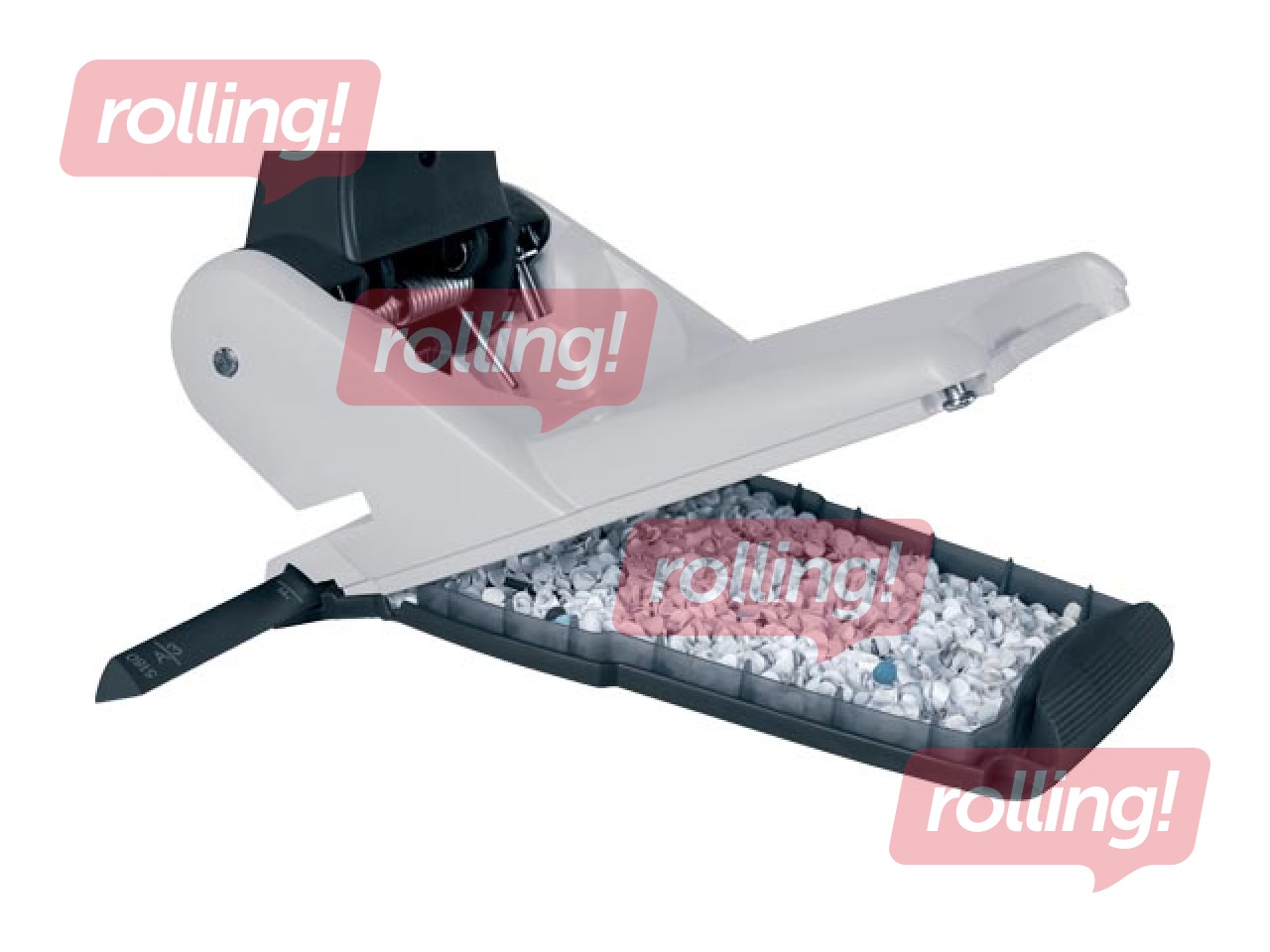 Hole punch Leitz, heavy duty, grey